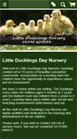 Mobile Screenshot of littleducklingsnursery.net